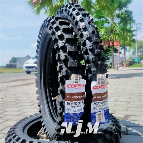 Jual Ban Motor Cross Corsa MT Cross 90 100 16 Dan 70 100 19 Tube Type