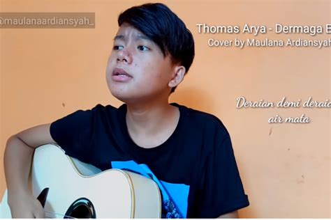 Lirik Lagu Dermaga Biru Dari Thomas Arya Cover Oleh Maulana