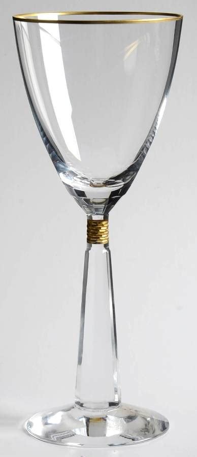 Casanova Gold Water Goblet By Moser Replacements Ltd