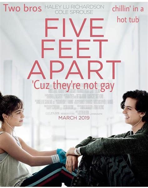 Poster Five Feet Apart Goresan