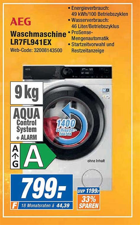 Aeg Waschmaschine L6fba51480 Angebot Bei Expert Octomedia