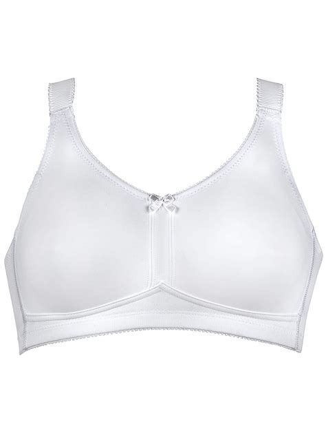 Naturana Naturana White Moulded Mastectomy Soft Cup Bra Size 36