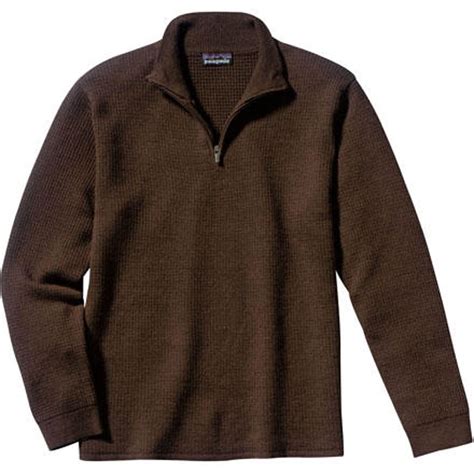 Patagonia Merino Waffle 14 Zip Sweater Mens Clothing