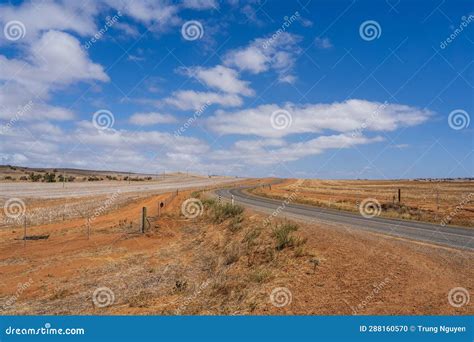 Road in the Australian Outback Stock Photo - Image of travel, remote: 288160570