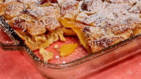 Stone Fruit Bread Pudding Recipe