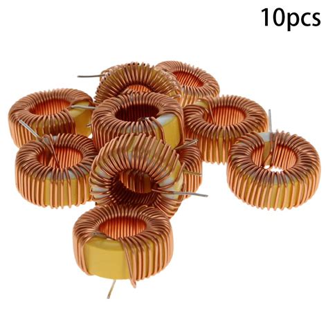 Fielect 10pcs Vertical Toroid Magnetic Inductor Monolayer Wire Wind