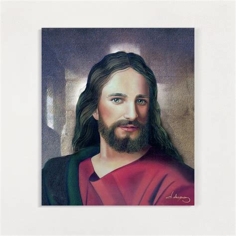 Jesus Said Follow Me High Quality Canvas Print Jesus Portrait Christian ...