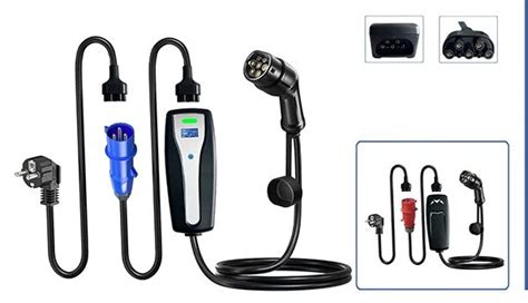 Home Portable Tesla Mobile Ac Ev Fast Car Charger Cable 7kw 11kw 22kw