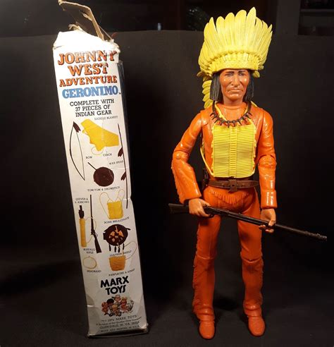 Marx Johnny West Adventures Geronimo 11 Figure 1975 1977 Collectors