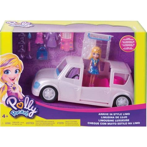 Polly Pocket Carrinho - Carrinho Polly Pocket Limousine Fashion Mattel | Bemol