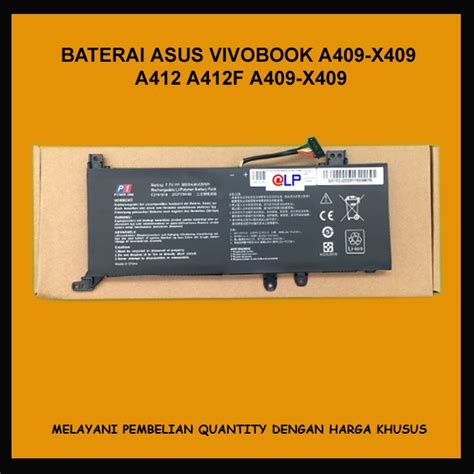 Jual Baterai Asus Vivobook A409 X409 A412 A412F A409 X409 A412D