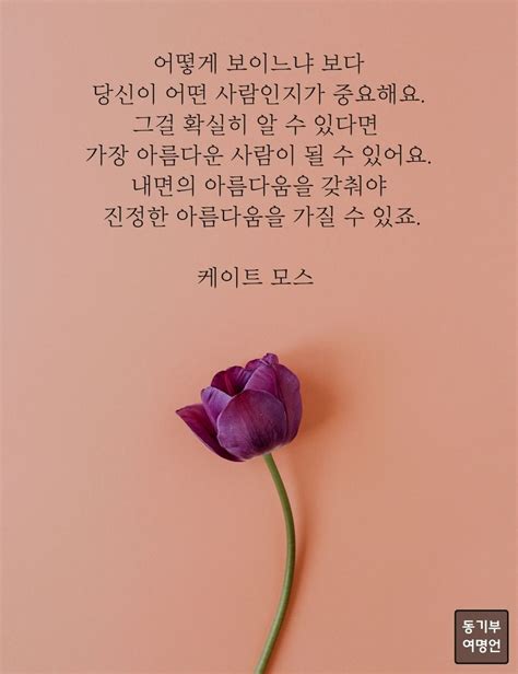 당신이 어떤 사람인지가 중요해요 2024 현명 인용구 인생에 관한 명언 명언