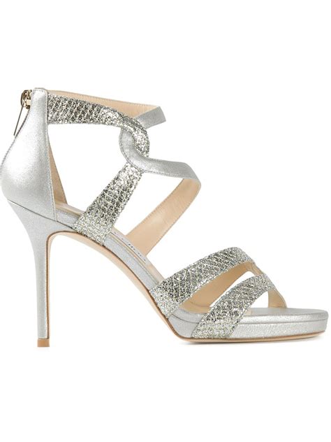 Jimmy Choo 'Tomar' Sandals in Gold (metallic) | Lyst