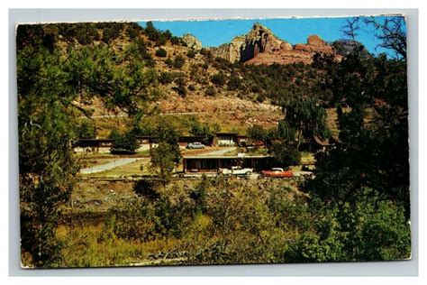 Vintage 1960s Postcard Brookhaven Cabins Oak Creek Canyon Sedona Arizona United States