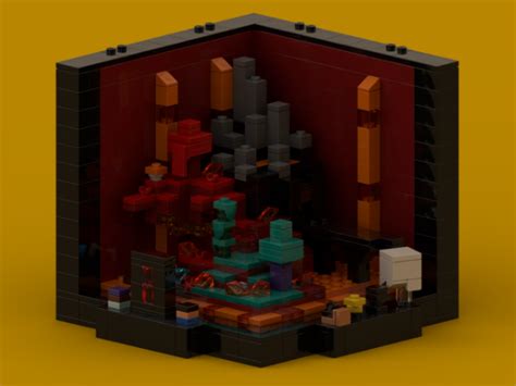 LEGO MOC Furnace Nether Microworld By Anfernyrocks Rebrickable