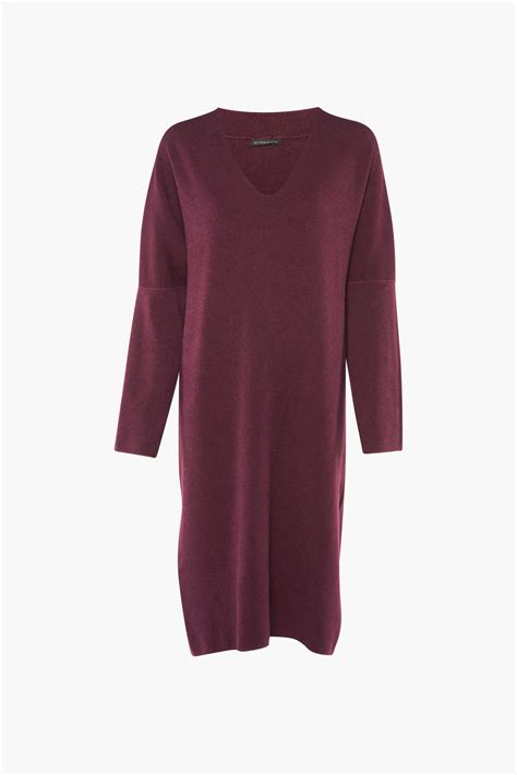 Kleedje Rood Just Women 1251PC AUBERGINE POINTCARRE