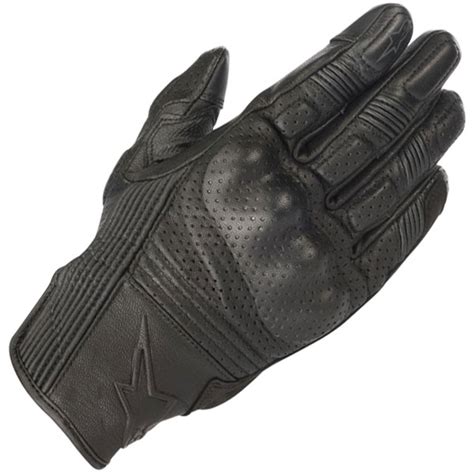 Alpinestars Mustang V Leather Gloves Black Black Free Uk Delivery