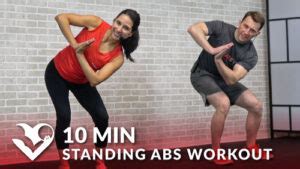 Min Standing Abs Workout At Home Hasfit Free Full Length Workout