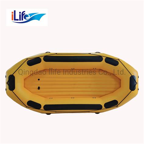 Ilife 10 Person Pvchypalon Inflatable White Water Raft Boat Fishing