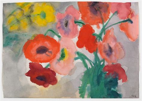 Emil Nolde Sell And Buy Works Prices Biography Emil Nolde Flower