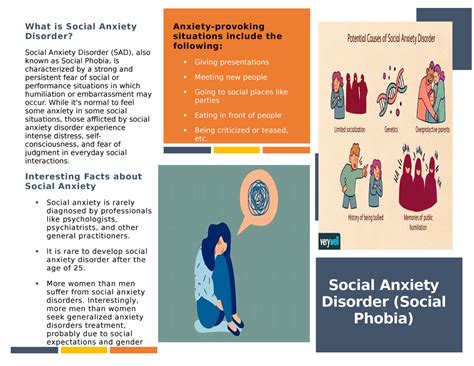 Brochure What Is Social Anxiety Disorder Social Anxiety Disorder