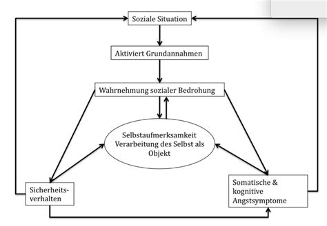 Erkläre das Modell der Sozialen Phobie nach Wells und C 02 Basis