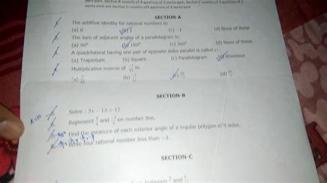 Cbse Periodic Test Sample Papers Maths Class Youtube