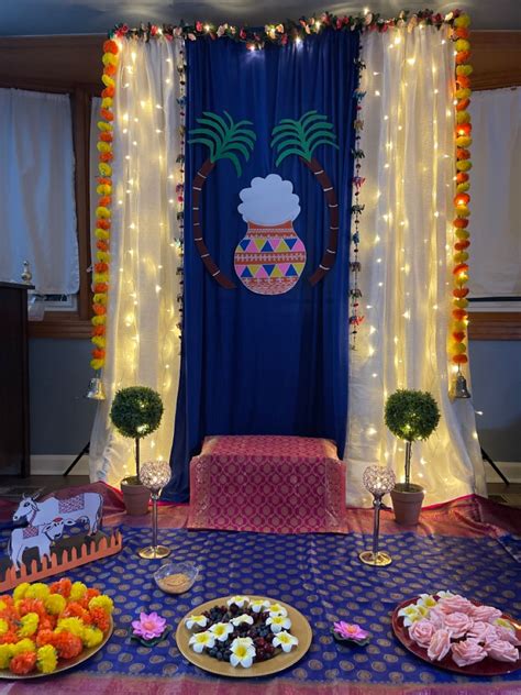 Diy Bhogi Pallu Decor Diy Sankranthi Decor Janmashtami Decoration