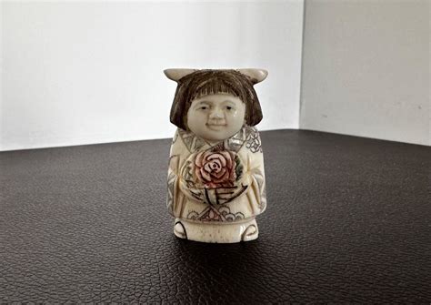 Netsuke Japonka Japonia XX w Poznań Kup teraz na Allegro Lokalnie