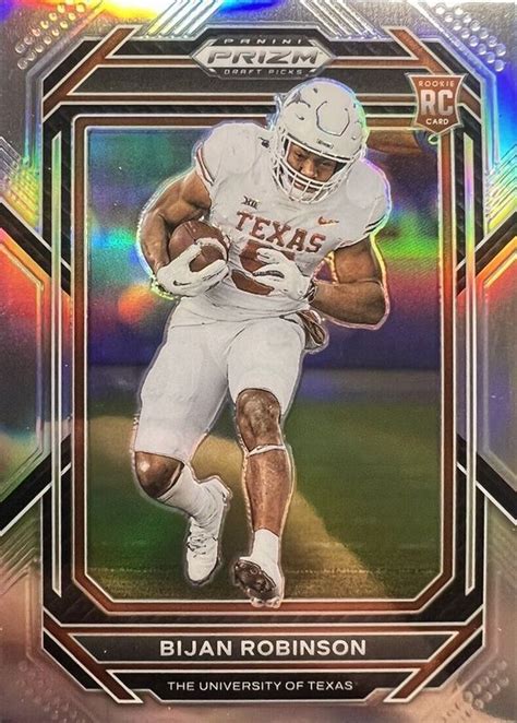 Bijan Robinson Prizm Draft Picks Silver Price Guide Sports