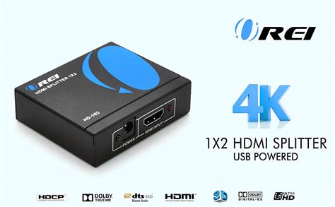 Orei Hdmi Splitter In Out X Hdmi Display Duplicate Mirror