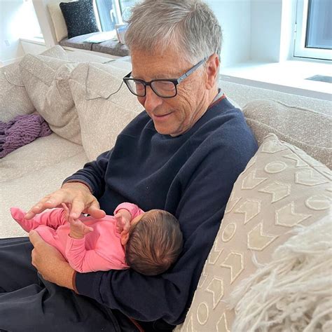 Exes Bill And Melinda Gates Pose With Newborn Granddaughter