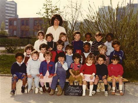 Photo De Classe Maternelle Jean Rostand 1 1981 De 1981 Ecole Jean