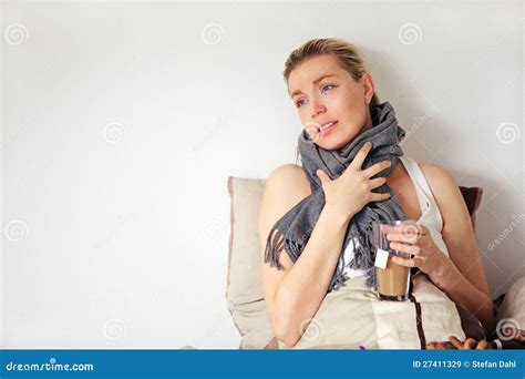 Pregnant Woman with the Flu Stock Image - Image of baby, planning: 27411329