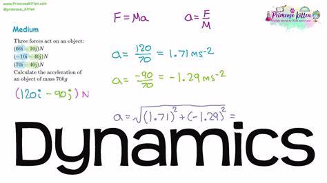 Dynamics Resultant Force And I And J Vectors Revision For Further