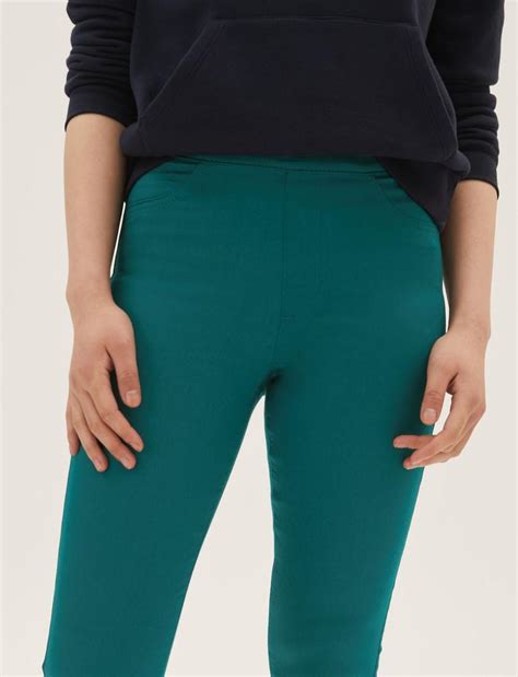 Lacivert Y Ksek Bel Jegging Jean Pantolon T Marks Spencer