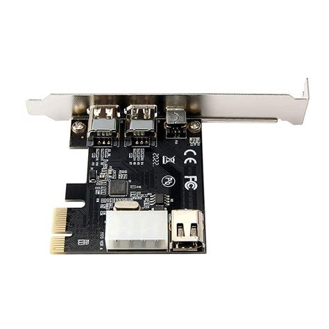 AplinK PCI E 3 Ports 1394a 1394b Firewire Expansion Card PCI Express