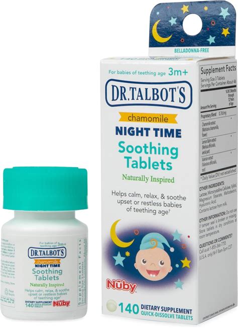 Dr Talbot S Night Time Chamomile Soothing Tablets Naturally Inspired Quick