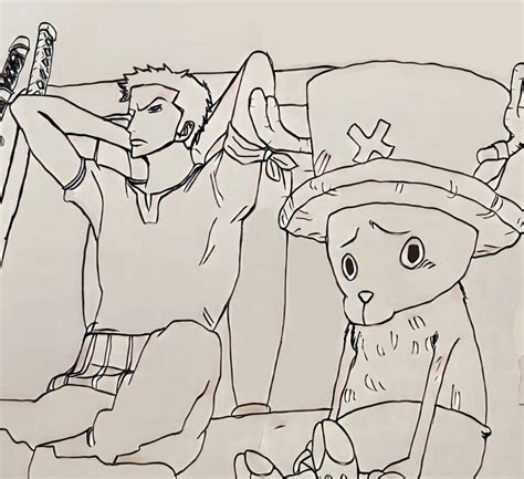 Zoro and Chopper by 420-MUGIWARA on DeviantArt