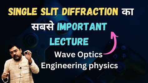 Single Slit Diffraction Pattern Complete Derivation Youtube