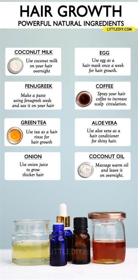 Natural Ingredients To Add To Your Hair Care Routine Little Diy