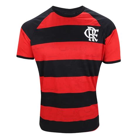 Camiseta Braziline Flamengo Modify Masculina Preto