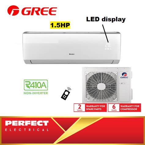 Gree LOMO N 1 5HP Non Inverter Aircond GWC12QC K3NNB4B Lazada