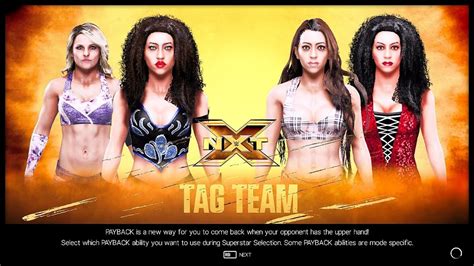 Wwe 2k19 Julia Pogozheva And Candice Lerae Vs Aliyah And Vanessa Borne Nxt