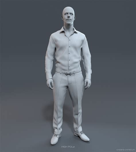 Chidera Chinedum - Character Scan Retopology