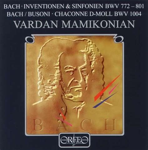 Johann Sebastian Bach Inventionen And Sinfonias Bwv 772 801 Cd Jpc