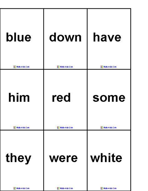 Word Games Worksheets | High Frequency Word Games Worksheets ...