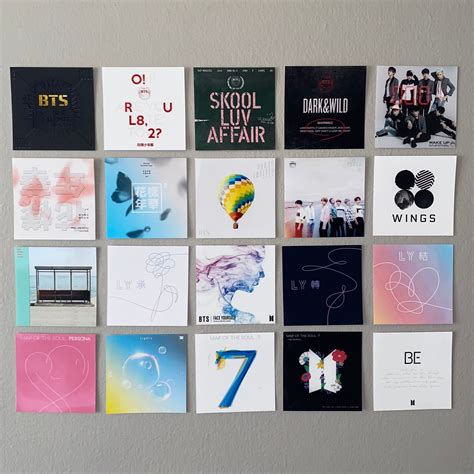 Bts Discography Album Covers Solos - Etsy Australia