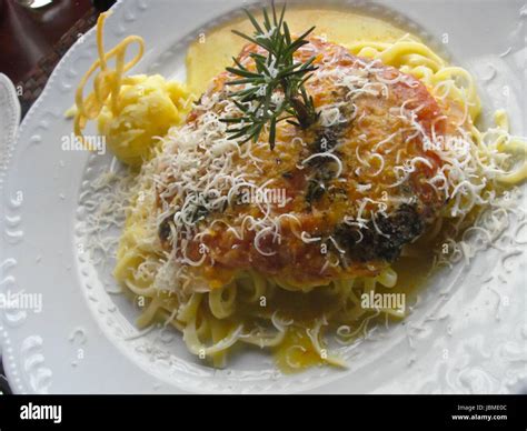 Pasta and cheese italian dish Stock Photo - Alamy