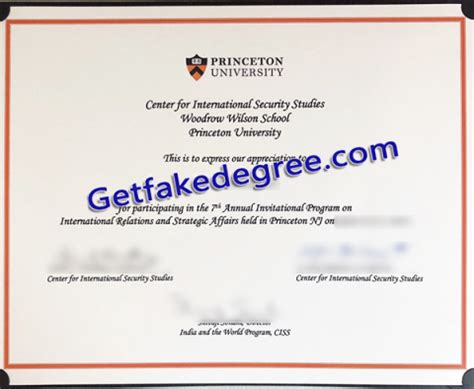 Order Fake Princeton University Diploma Process Buy Fake High School